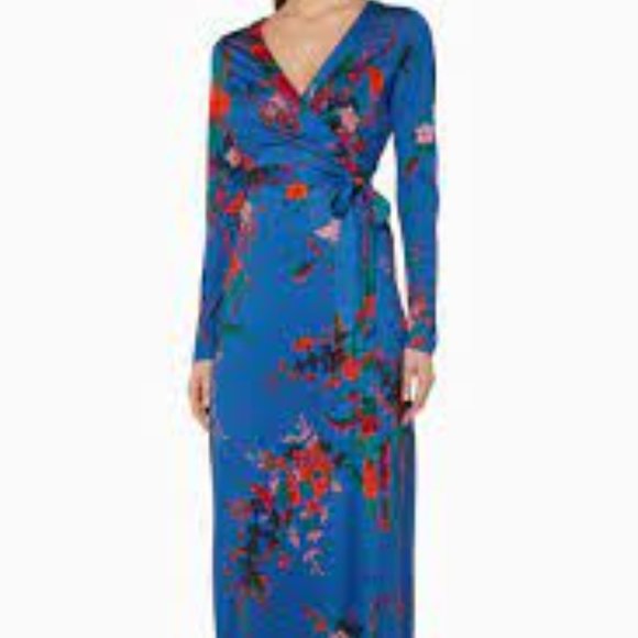 Diane Von Furstenberg New Julian maxi Wrap - Picture 1 of 4